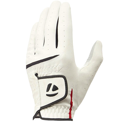 TaylorMade Durable Grip Golf Glove Men's Left Hand Goat Leather (White)