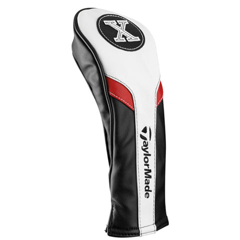 TaylorMade Utility Rescue Hybrid Head Cover Golf Club Headcover (White/Black)