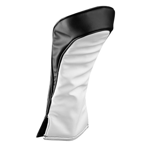 TaylorMade Driver 1 DR Wood Head Cover Golf Club Headcover (White/Black)