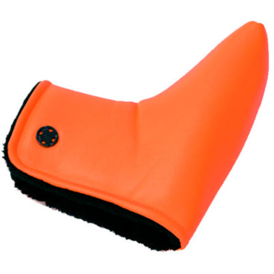 TechSkin Blade Putter Head Cover Pouch PU Club Headcover (Neon Orange)
