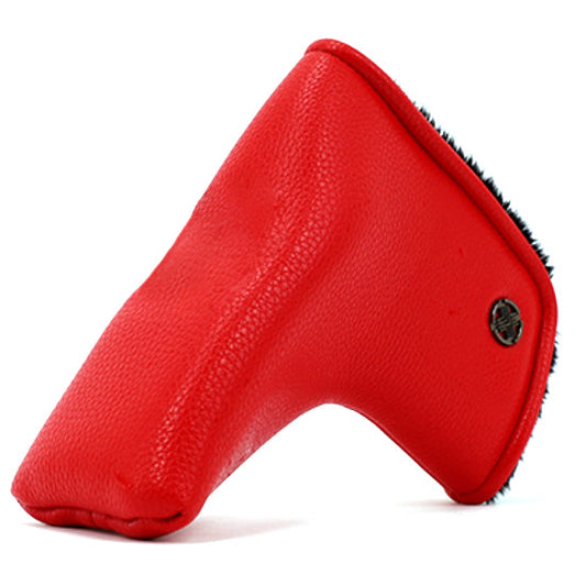 TechSkin Blade Putter Head Cover Pouch PU Club Headcover (Flame Red)