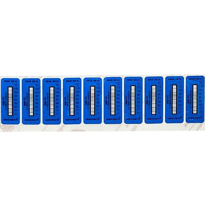 (Pack of 10) Testo Testoterm Thermometer Strips Adhesive Label Type +71 +260°C