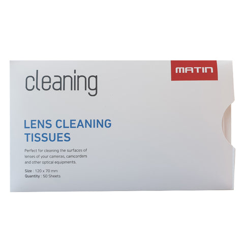 Matin Lens Cleaning Papers Tissues (4 EA x 50 Sheets) Total 200 Sheet