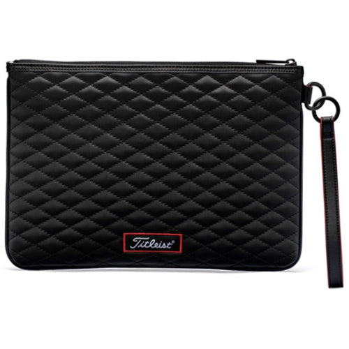 Titleist Jet Black Accessory Pouch Case Golf Sports Clutch Bag (White/Black)