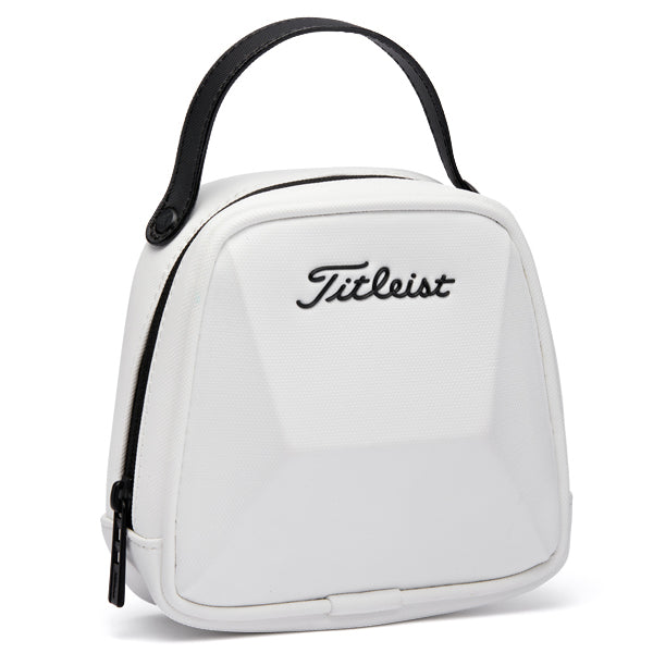 Titleist Large Ball Pouch Case Golf Tee Marker Bag Artificial Leather (White)