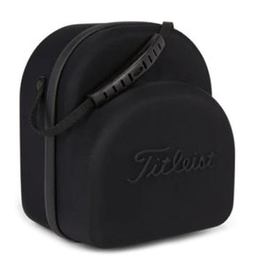 Titleist Golf Cap Travel Bag Headwear Durable Hat Case Pouch (Black)