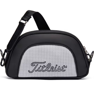 Titleist Women's Light Weight LW Clutch Bag Golf Pouch (Black/White)