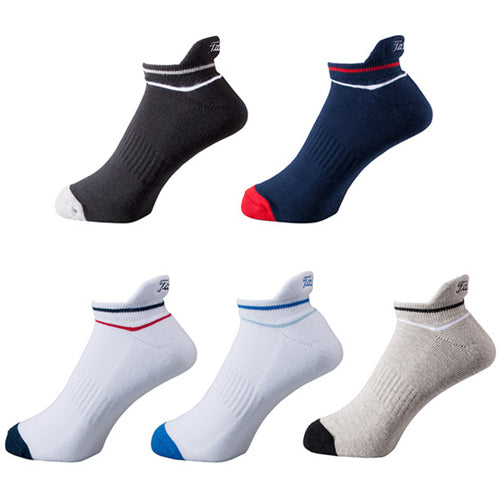 2 x Pairs Titleist Golf Round Sports Ankle Socks Low Cut