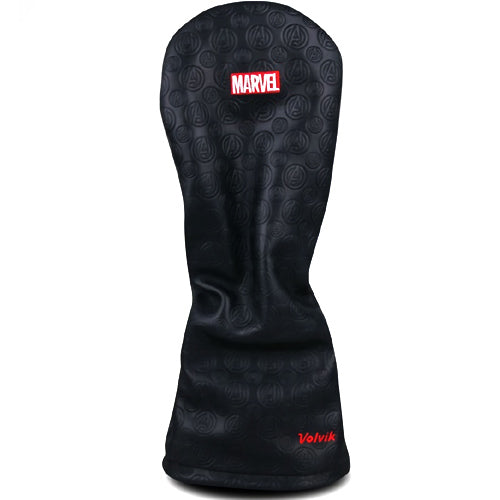 Volvik Marvel Leather Driver Golf Club Head Cover (Black)