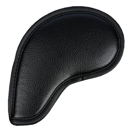 Zestaim PU Iron Head Cover Set (10 Pcs) #4-9/P/A/S/X Golf Club Headcover (Black)