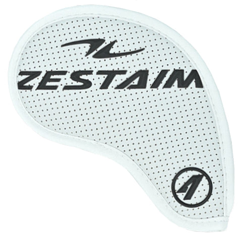 Zestaim PU Iron Head Cover Set (10 Pcs) #4-9/P/A/S/X Golf Club Headcover (White)