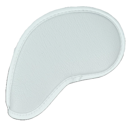 Zestaim PU Iron Head Cover Set (10 Pcs) #4-9/P/A/S/X Golf Club Headcover (White)