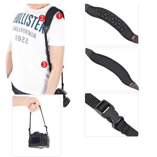 AIRCELL Comfort Camera Shoulder/Hand Strap Air Cell Padded (Curved) - Korade.com