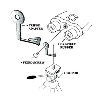 Matin Binocular Connector Tripod Fixed Adapter - Korade.com