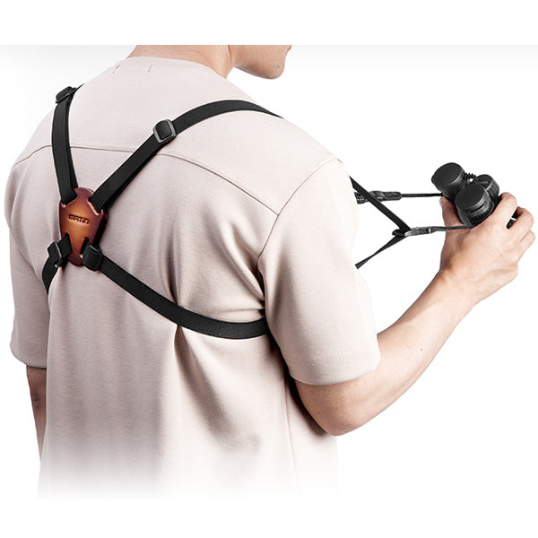 Matin Binocular Harness Strap Quick Release Leather Patch for Rangefinder Camera - KORADE