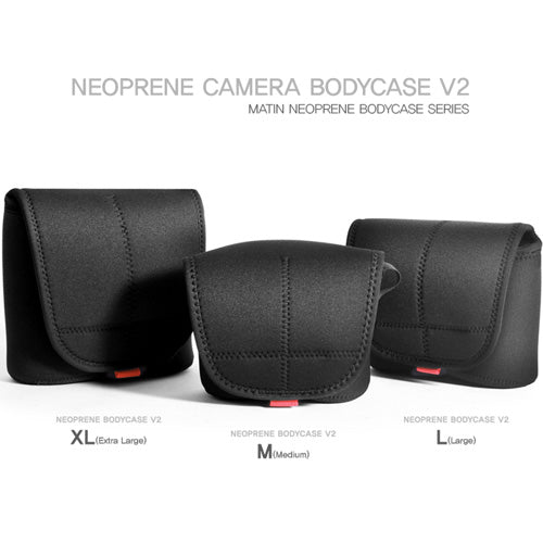 Neoprene Camera Body Soft Case Sleeve (L) Black - Korade.com