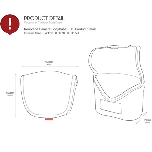 Nikon D1x D2 D3 D3x D4s D5 Camera Body w/ Battery Grip Neoprene Case Sleeve (XL) - KORADE