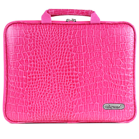 Burnoaa 9 Inch Memory Foam Netbook Laptop UMPC Case (Crocodile Pink) - Korade.com