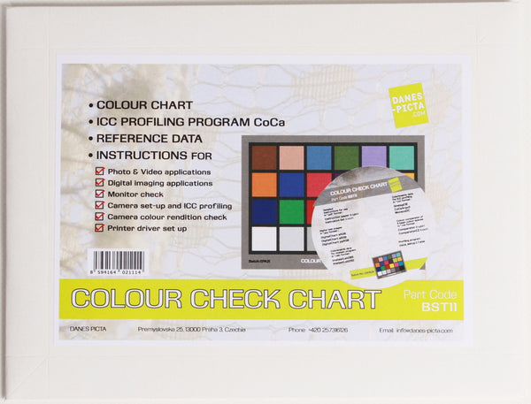 Tiffen DANES-PICTA BST11 Colour Check Chart - Korade.com