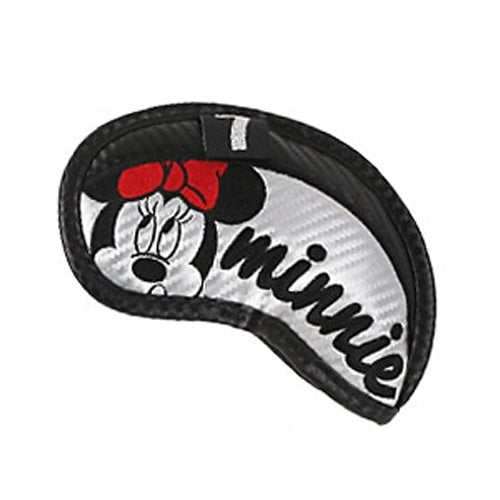 Disney Golf 9P Minnie Mouse Iron Head Cover Set Golf Club Headcover #4-9/Pw/Aw/Sw