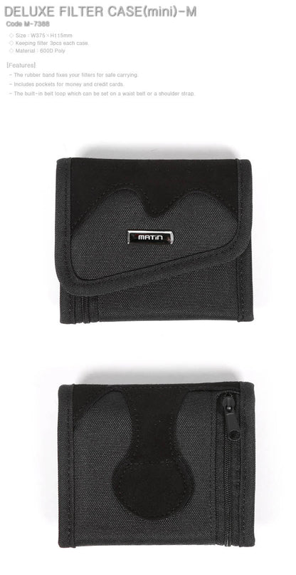 Matin 62mm or less Deluxe Filter Case Wallet Sleeve - Mini (M) - Korade.com