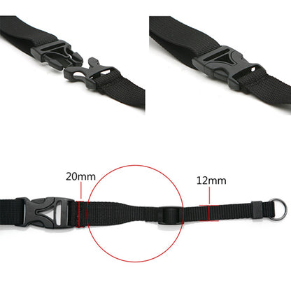 Matin Deluxe Neoprene Neck & Shoulder Joint Strap Quick Release System (50mm/Black/Straight)