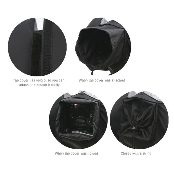 Matin Deluxe Protector Rain Cover (Black) for Digital SLR Camera Video - Korade.com