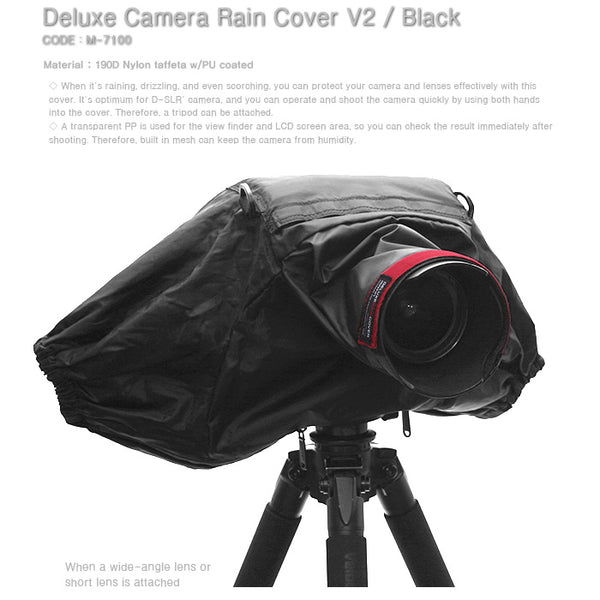 Matin Deluxe Rain Cover (Black) for Digital SLR Camera - Korade.com