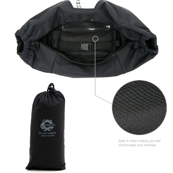 Matin Deluxe Rain Cover (Black) for Digital SLR Camera - Korade.com