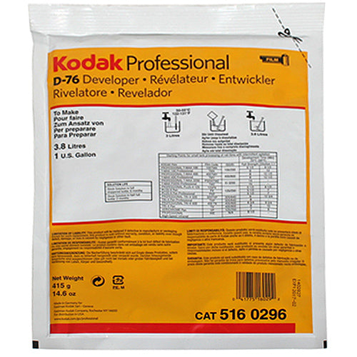 Kodak D-76 Black & White Film Developer Powder 3.8L (1Gallon) CAT 516 0296 - Korade.com