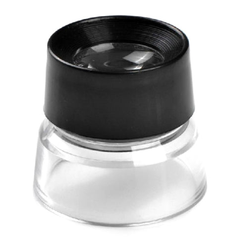 10x Round Loupe Magnifier for Film Viewer Jeweler Insect Observation - Korade.com