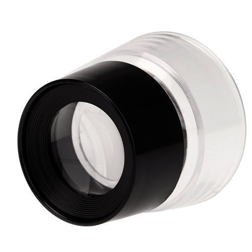 10x Round Loupe Magnifier for Film Viewer Jeweler Insect Observation - Korade.com