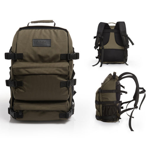 Nikon Standard Backpack Original Camera Accessories Bag (Khaki) - Korade.com