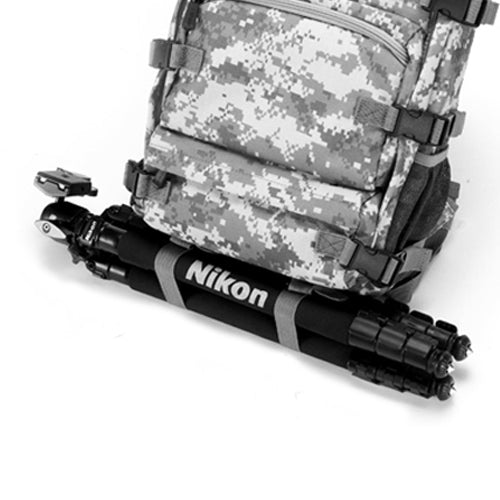 Nikon Camouflage Military D-SLR Camera Backpack Rucksack Tactical Bag (Black) - Korade.com