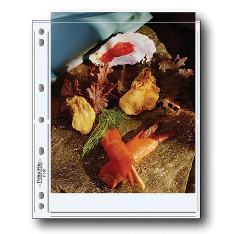 PRINT FILE 8 x 10" Photo Sleeves Clear Archival Preservers 810-2P (50 Pages) - Korade.com