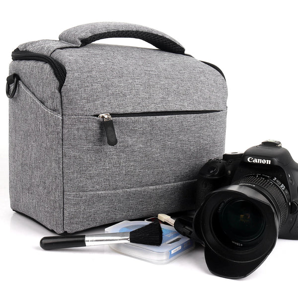 DSLR Camera Case Shoulder Bag Gray - Korade.com