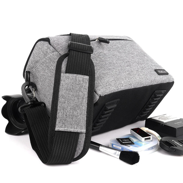 DSLR Camera Case Shoulder Bag Gray - Korade.com