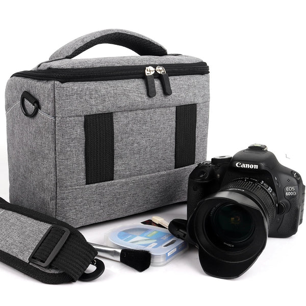 DSLR Camera Case Shoulder Bag Gray - Korade.com