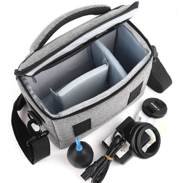 DSLR Camera Case Shoulder Bag Gray - Korade.com