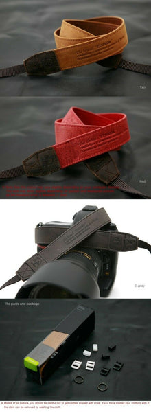 Matin Vintage-30 Dark Gray Neck & Shoulder  Leather Strap - Korade.com