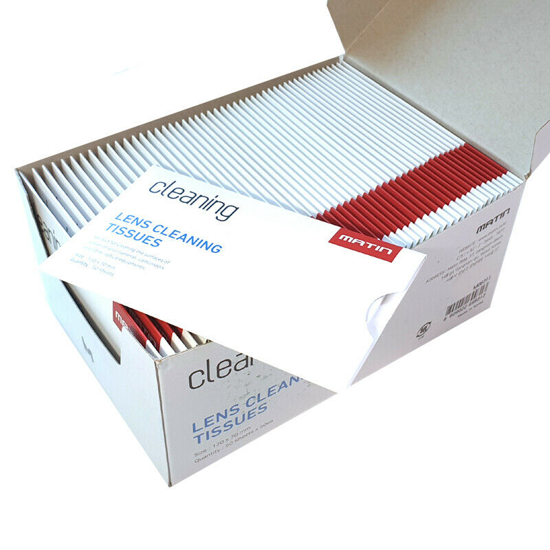 Matin Lens Cleaning Papers Tissues (50 Pack x 50 Sheets) - Korade.com