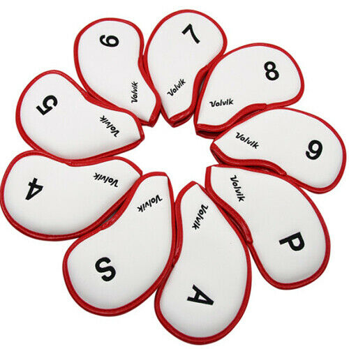 Volvik 9 Pcs Disney Mickey Mouse Iron Golf Club Head Cover Set #4-9/P/A/S