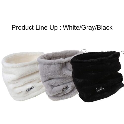 Saintnine Golf Performance Snood Neck Warmer Sports Winter Fur Mask (White)