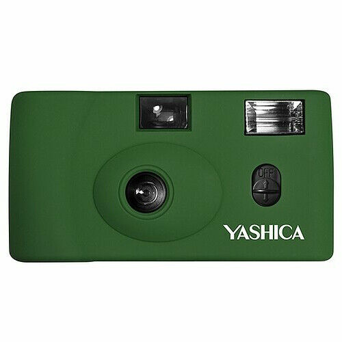 YASHICA MF-1 Snapshot Art 35mm Simple Film Camera Set with Film Roll Bundle