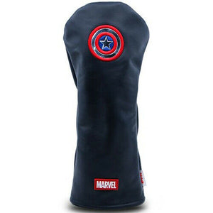 Volvik Marvel Captain America Leather Driver Golf Club Head Cover (Navy)