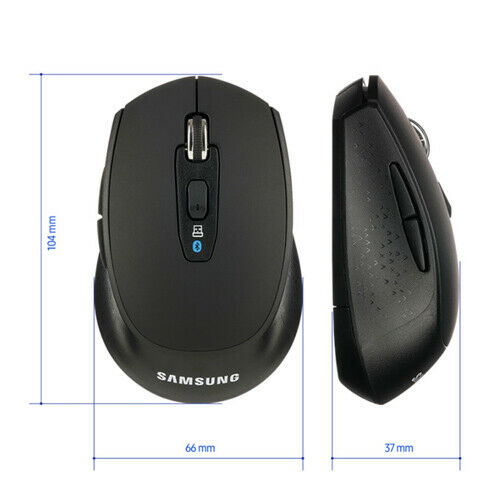 Samsung SPA-NMA1PMB Bluetooth 5.0 Wireless 6-Button 1-Wheel Mouse Optical Black