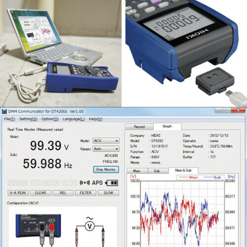 Hioki DT4252 Digital Multimeter Higher Level Electrical Tester (Made in Japan)