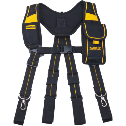 DeWALT DWST80915-8 Pro Work Tool Belt Adjustable Suspender with Mobile Pouch