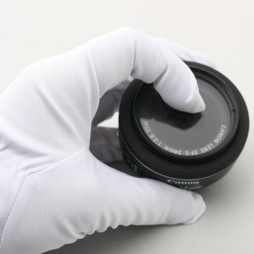 Dexac Microfiber Gloves Scratch Fingerprint Free (L) for Jewelry Collectible Lens No Powder