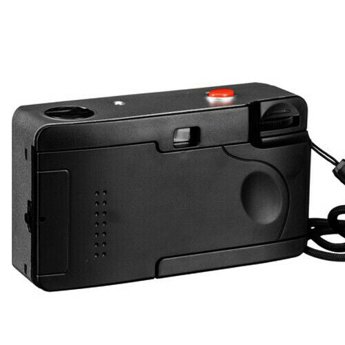 Agfa Photo Vintage Retro 35mm Reusable Film Camera Flash Analog (Black) back side - korade.com